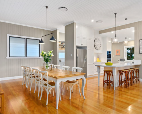 Paneling in Dining Room